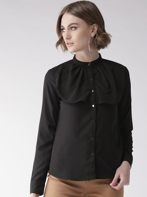Style Quotient Black Regular Fit Shirt Price in India