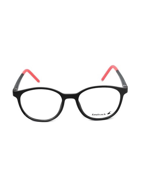 Buy Fastrack FZ1014MFP2 Black Full Rim Round Eyeglasses For Men At