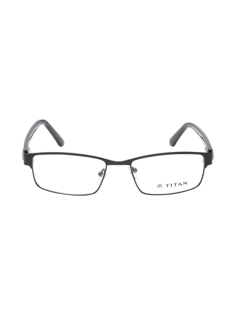 Buy Titan TW1134MFM1 Black Full Rim Rectangular Eyeglasses For Men