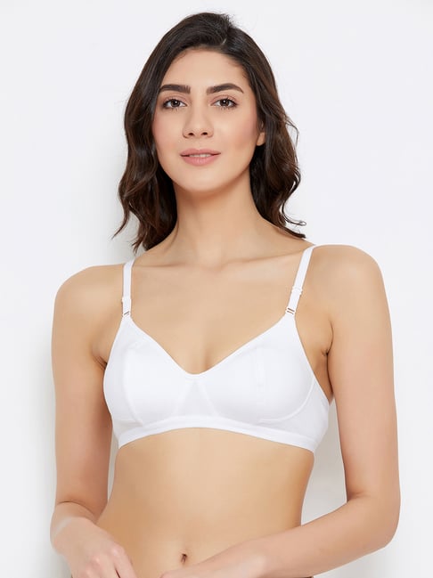 Buy Clovia White Full Coverage Non-Padded Full Coverage Bra for Women's  Online @ Tata CLiQ