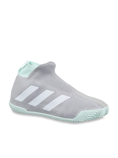 grey adidas tennis shoes