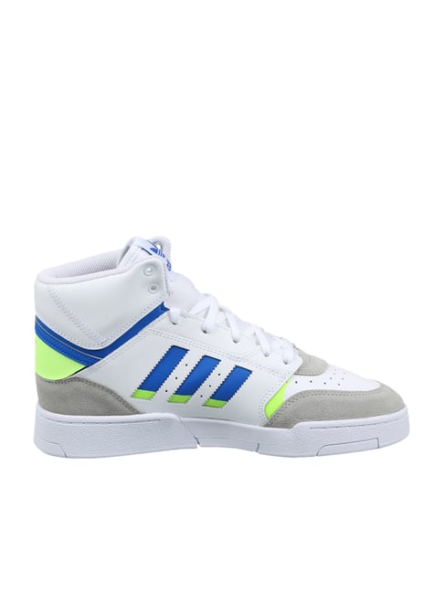 Adidas white best sale ankle shoes