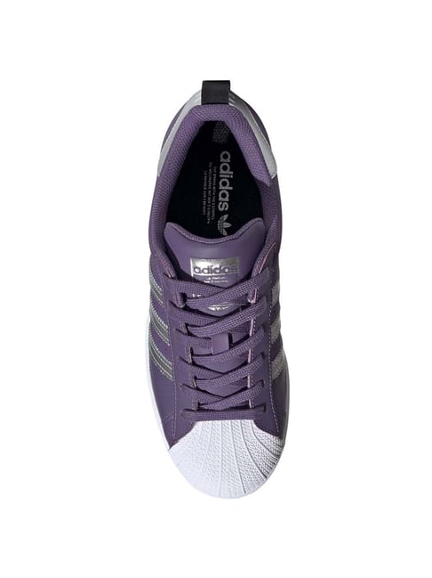 Buy Adidas Originals Superstar Purple Sneakers for Women at Best