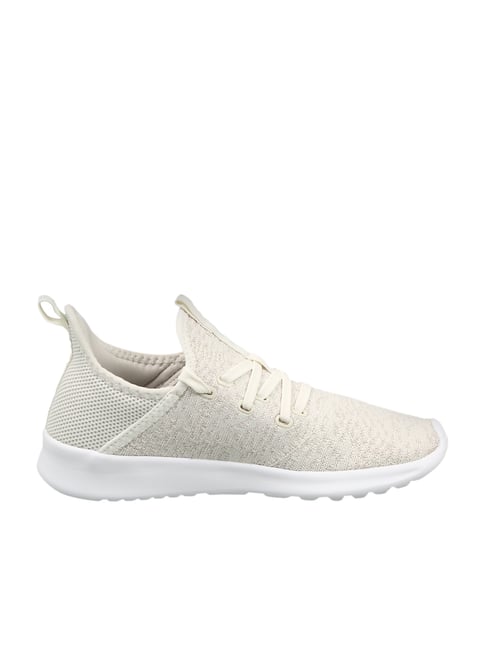 Adidas women's cloudfoam pure running outlet shoe cloud white/ice mint