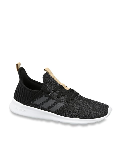 Buy Adidas Cloudfoam Pure Black Running Shoes for Women at Best