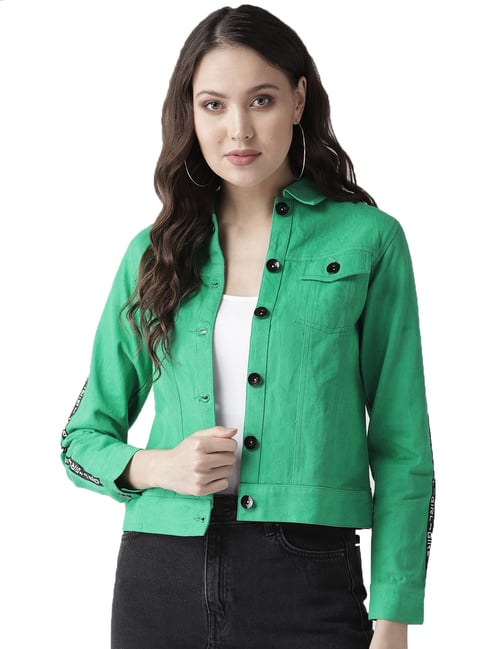 Cheap Fashion Women Solid Color Zipper Short Jacket Cotton Casual Jacket  With Pockets Cotton Jacket | Joom