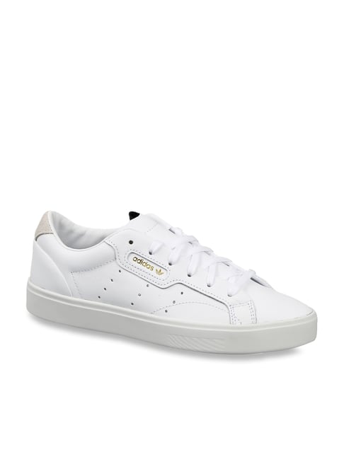 Adidas sleek best sale leather sneaker