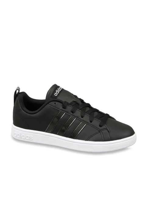 adidas Advantage Mens Tennis Sneakers in Black | GY1136