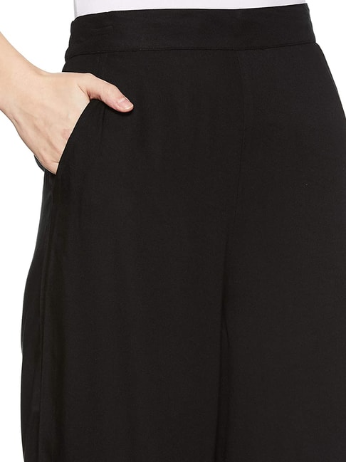 Buy Style Quotient Black Low Rise Culottes for Women Online @ Tata CLiQ