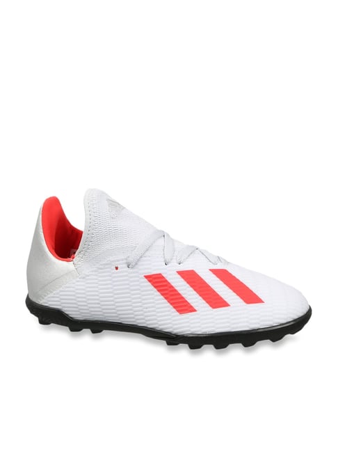 Adidas Kids X 19.3 TF J White Football Shoes