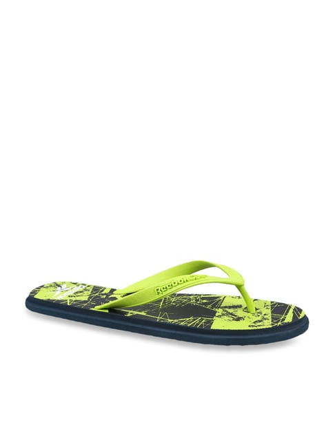 Reebok Men's Russle Green Flip Flops