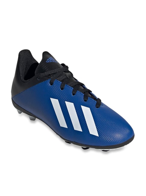 Adidas Kids X 19.4 FXG J Blue Football Shoes