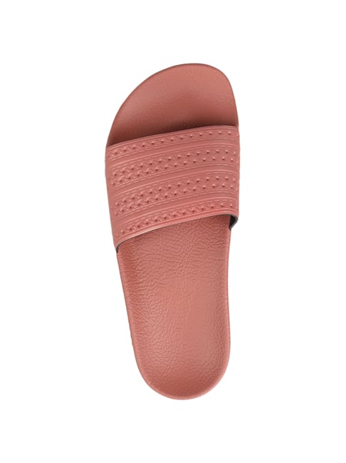 Adidas originals womens adilette shop slide sandal ash pink