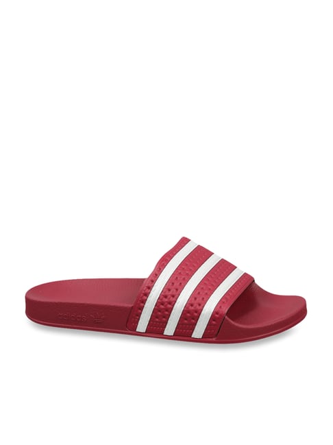 Red adidas 2025 slides australia