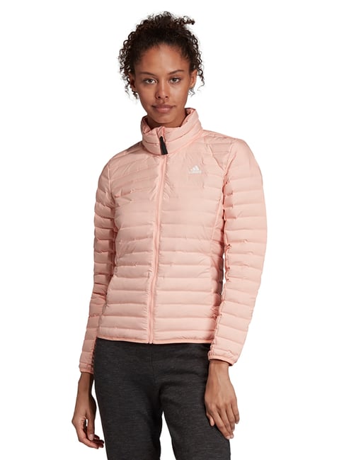 Glow pink adidas store jacket