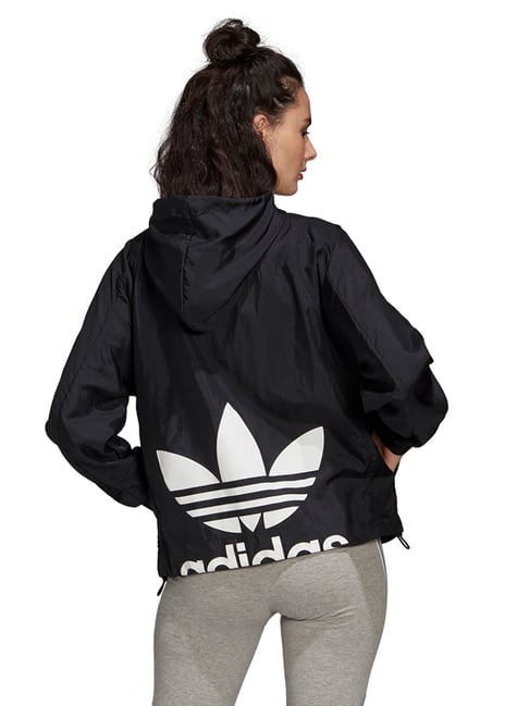 Adidas Hoodie Adidas Originals Pride Jacket India Buy Adidas Black Full  Sleeves Windbreaker Jacket For Women Online - Main Image