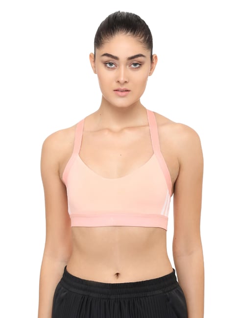 Adidas Pink Non Wired Padded Sports Bra Price in India
