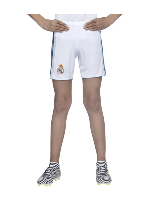 Adidas Kids REAL H SHO Y White Sports Shorts