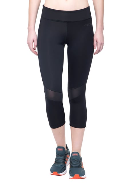 Buy Adidas Black Mid Rise Tights for Women Online @ Tata CLiQ