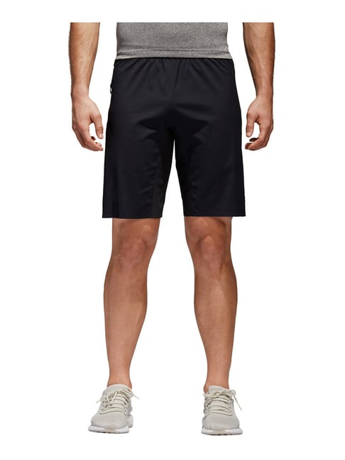 Buy Adidas Black Regular Fit Sports Shorts for Mens Online Tata CLiQ