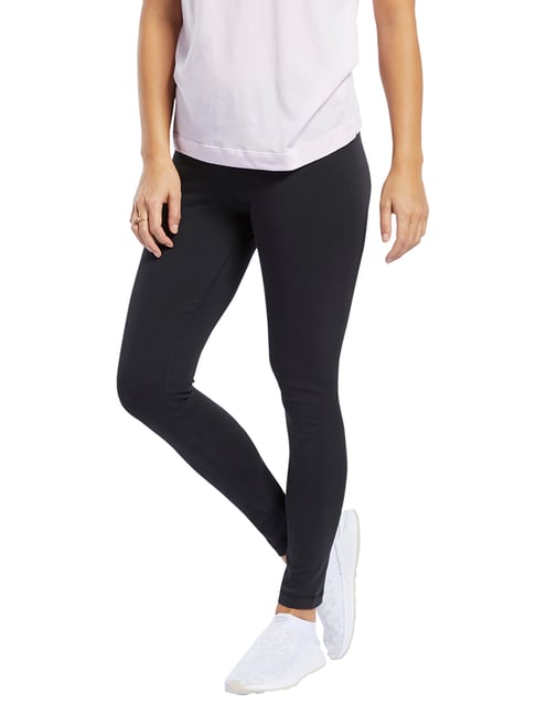 reebok black tights