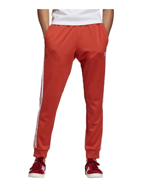 Buy Adidas Originals Red Mid Rise Trackpants for Women Online @ Tata CLiQ