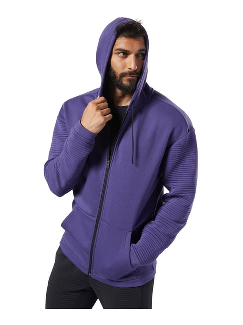 Reebok crossfit hoodie mens 2025 purple