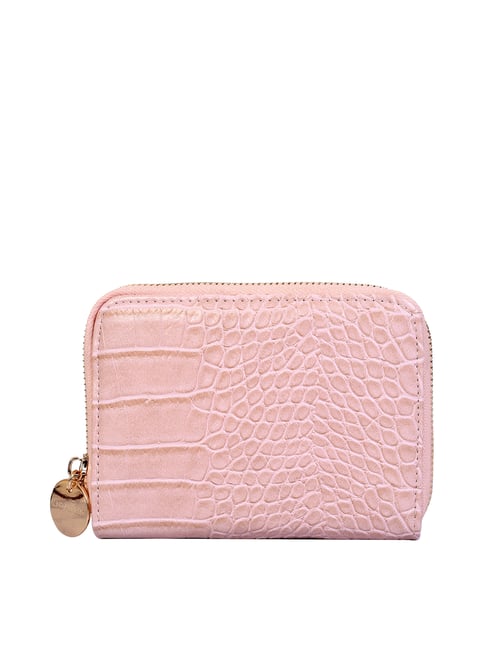 blush colored wallet