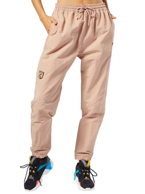 Buy Reebok Beige Mid Rise Joggers for Women Online Tata CLiQ