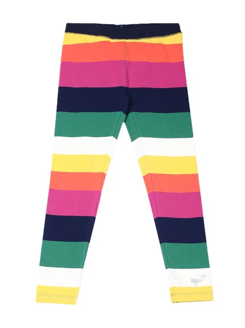 Buy U.S. Polo Assn. Kids Multicolor Color Block Leggings for Girls Clothing  Online @ Tata CLiQ