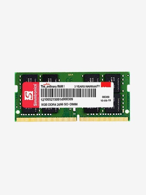 Simmtronics 8 GB DDR4 2666MHz SO DIMM Laptop RAM