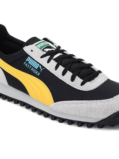 Puma Fast Rider Fury Black Grey Sneakers