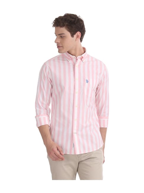 Us polo cheap pink shirt