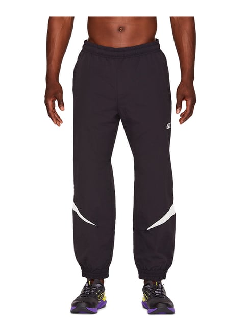 black asics joggers