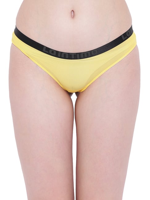 La Intimo Yellow Lace Bikini Panty-picture-47