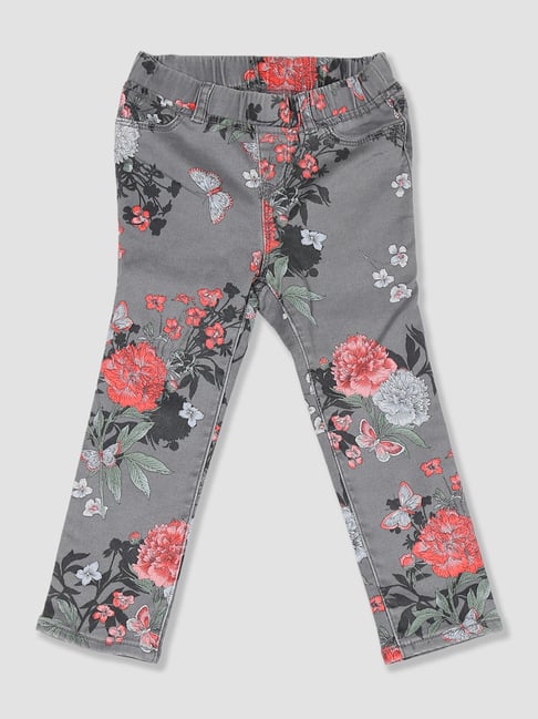 floral print jeggings
