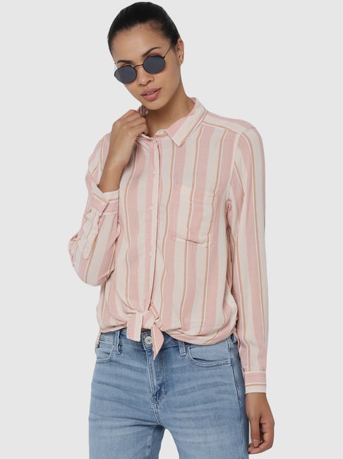 Buy American Eagle Outfitters Pink Shirts for Women Online @ Tata CLiQ