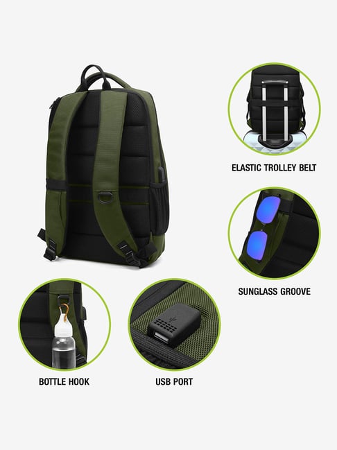 Buy Tizum 15 Inch Laptop Backpack with USB Charging Port Online At
