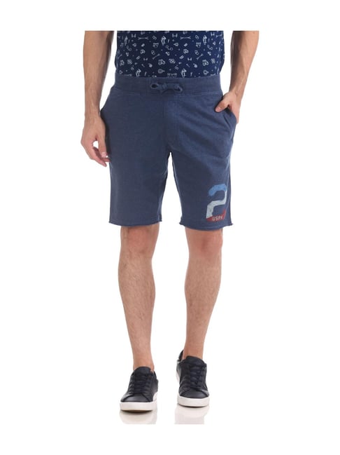 U S Polo Assn U.S. Polo Assn. Navy Printed Shorts