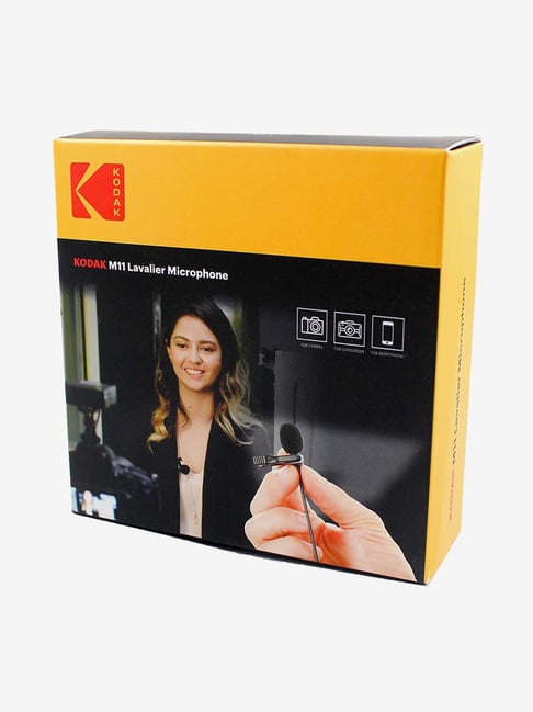 Kodak M11 2.5mm Lavalier Microphone with Adapter Black
