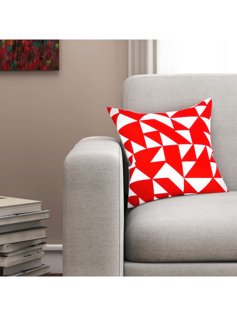 SEJ by Nisha Gupta Red Cushion Covers - Set of 1-picture-46