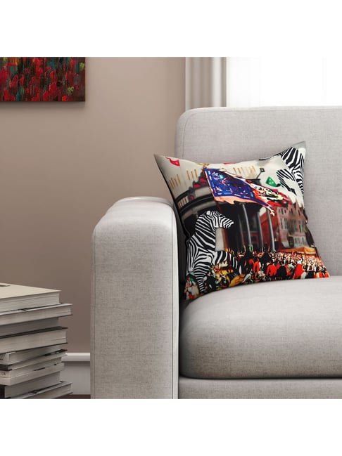 SEJ by Nisha Gupta Multicolor Cushion Covers - Set of 1-picture-47