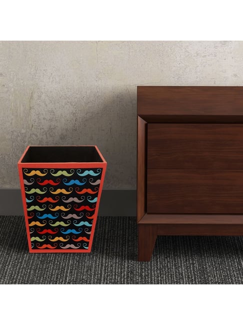 SEJ by Nisha Gupta Multicolor Wooden Open Dry Bin - 11.5 Litres