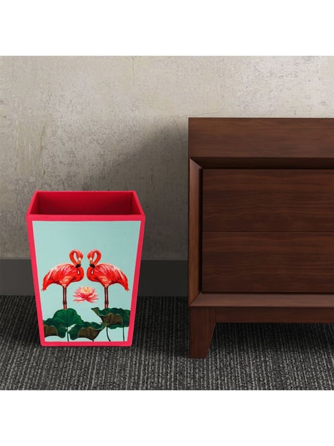 SEJ by Nisha Gupta Blue Wooden Open Dry Bin - 11.5 Litres