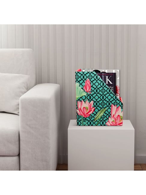 SEJ by Nisha Gupta Green Magazine Rack - Set of 1