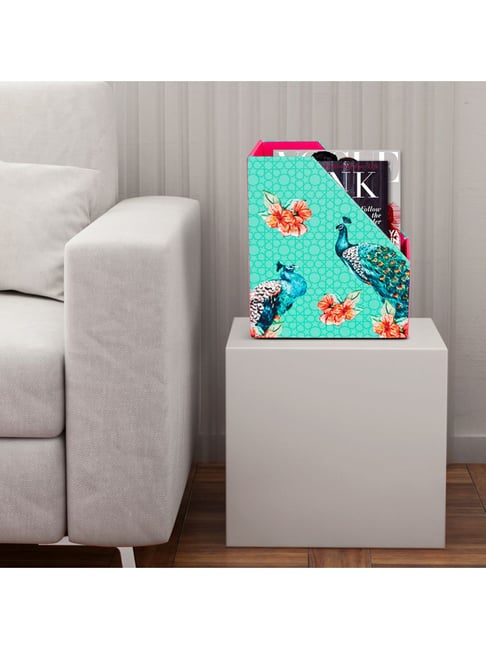 SEJ by Nisha Gupta Green Magazine Rack - Set of 1