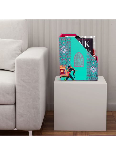 SEJ by Nisha Gupta Blue Magazine Rack - Set of 1
