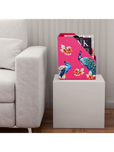 SEJ by Nisha Gupta Pink Magazine Rack - Set of 1