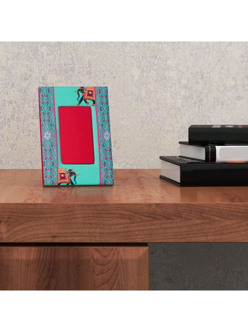 SEJ by Nisha Gupta Teal Green Wooden Photo Frame