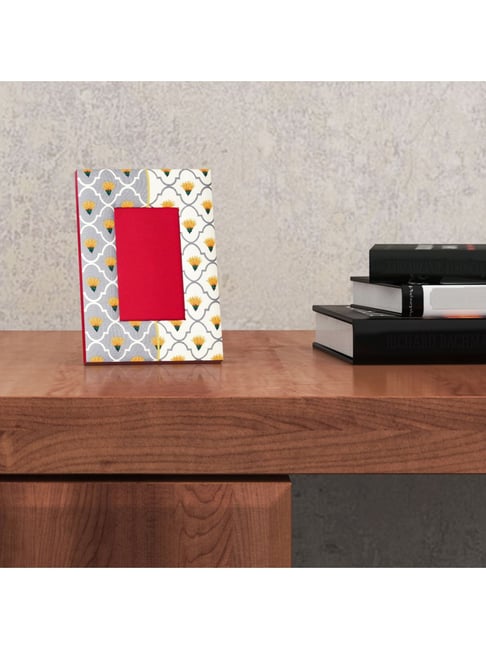 SEJ by Nisha Gupta Grey & White Wooden Photo Frame